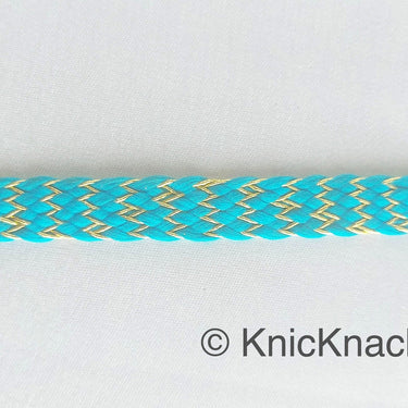 Blue Braid Trim, Approx. 8mm wide, Upholstery Trim